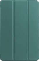 Oppo Pad Air Bookcase hoesje - Just in Case - Effen Groen - Kunstleer