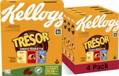 Kellogg's TRESOR Choco Roulette Ontbijtgranen - 4x 410 gr - Voordeelverpakking