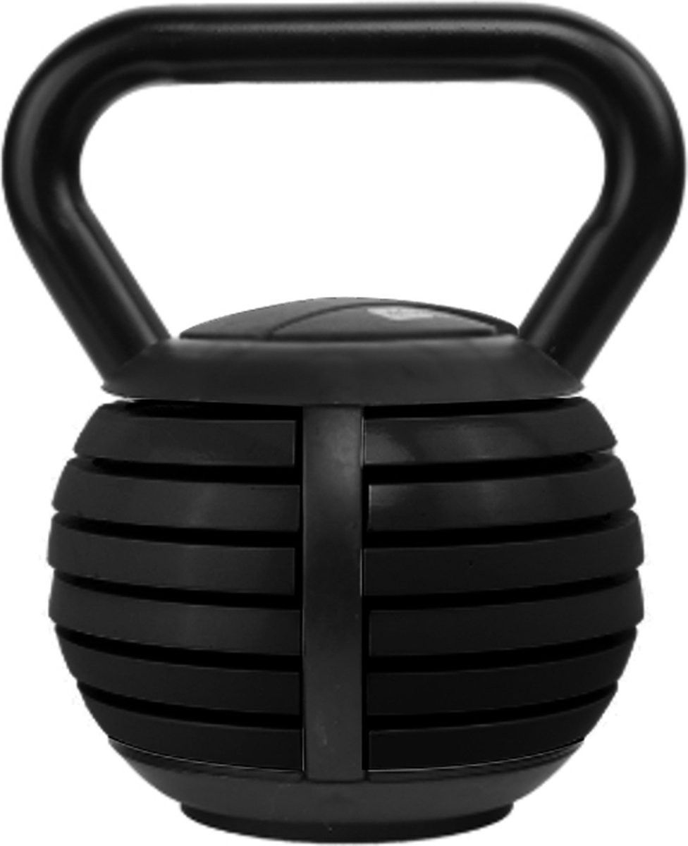 Urban Fitness Verstelbare Kettlebell - Max Gewicht 18kg/40lb Zwart