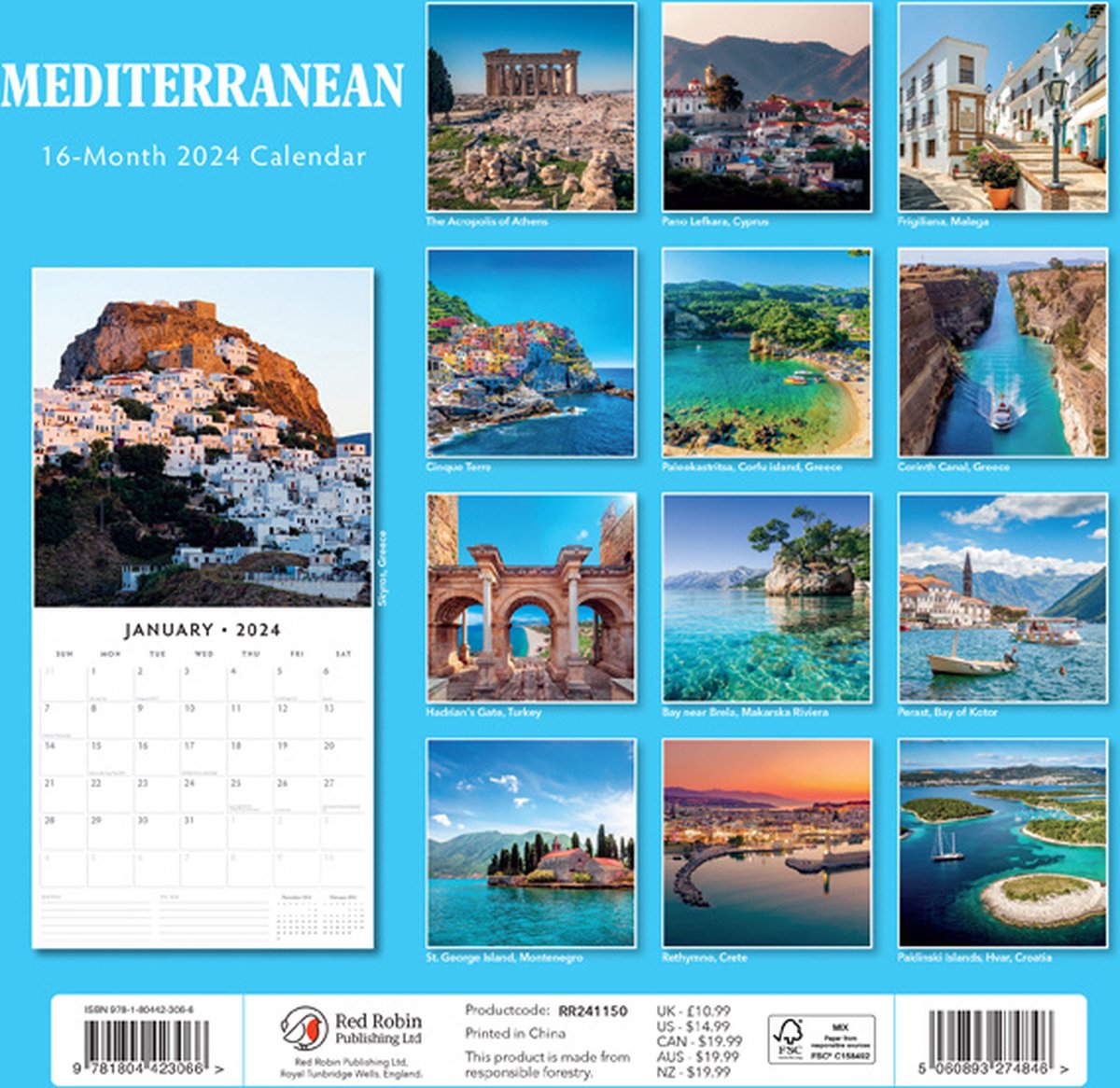 Mediterranean Kalender 2024 bol