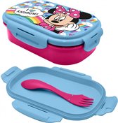Lunchbox Disney Minnie Mouse - Lunchbox - Lunchbox - Avec couverts