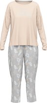 TOM TAILOR Nightwear - Dames Pyjamaset - Grijs - Maat S