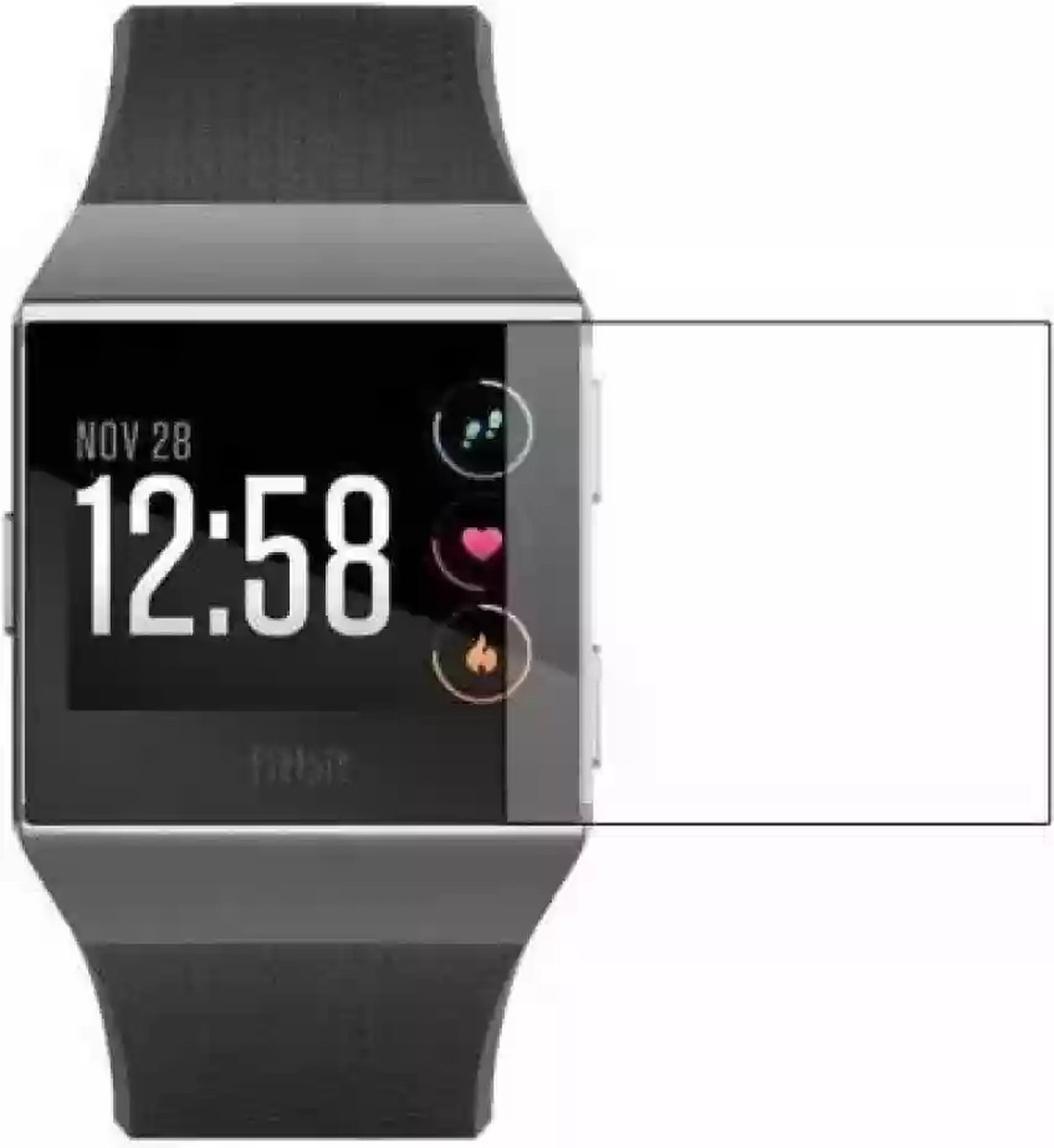 Strap-it Screen protector glas - beschermend glasplaatje geschikt voor Fitbit Ionic