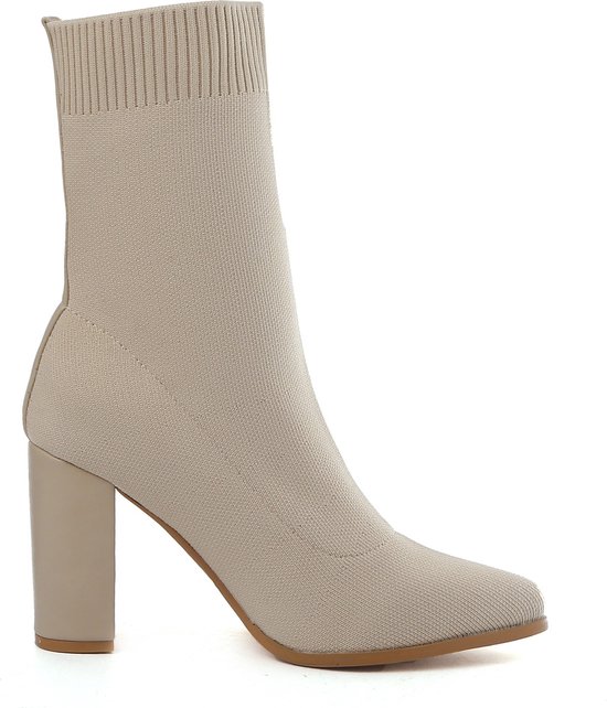 SmileFavorites® Pumps & Hakken - Beige - Stof - Maat 38