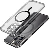 Sulada Coque Arrière Galvanisée pour iPhone 14 Pro Max avec Protection Antichoc, Protecteur d'Objectif et Anneau Magnétique Noir