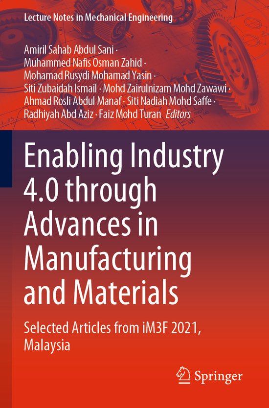 Lecture Notes in Mechanical Engineering- Enabling Industry 4 ... - cover