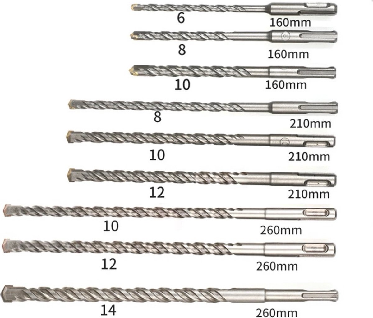 Metabo Toebehoren - SDS-plus boren-/beitelset SP, 17-delig 628414000