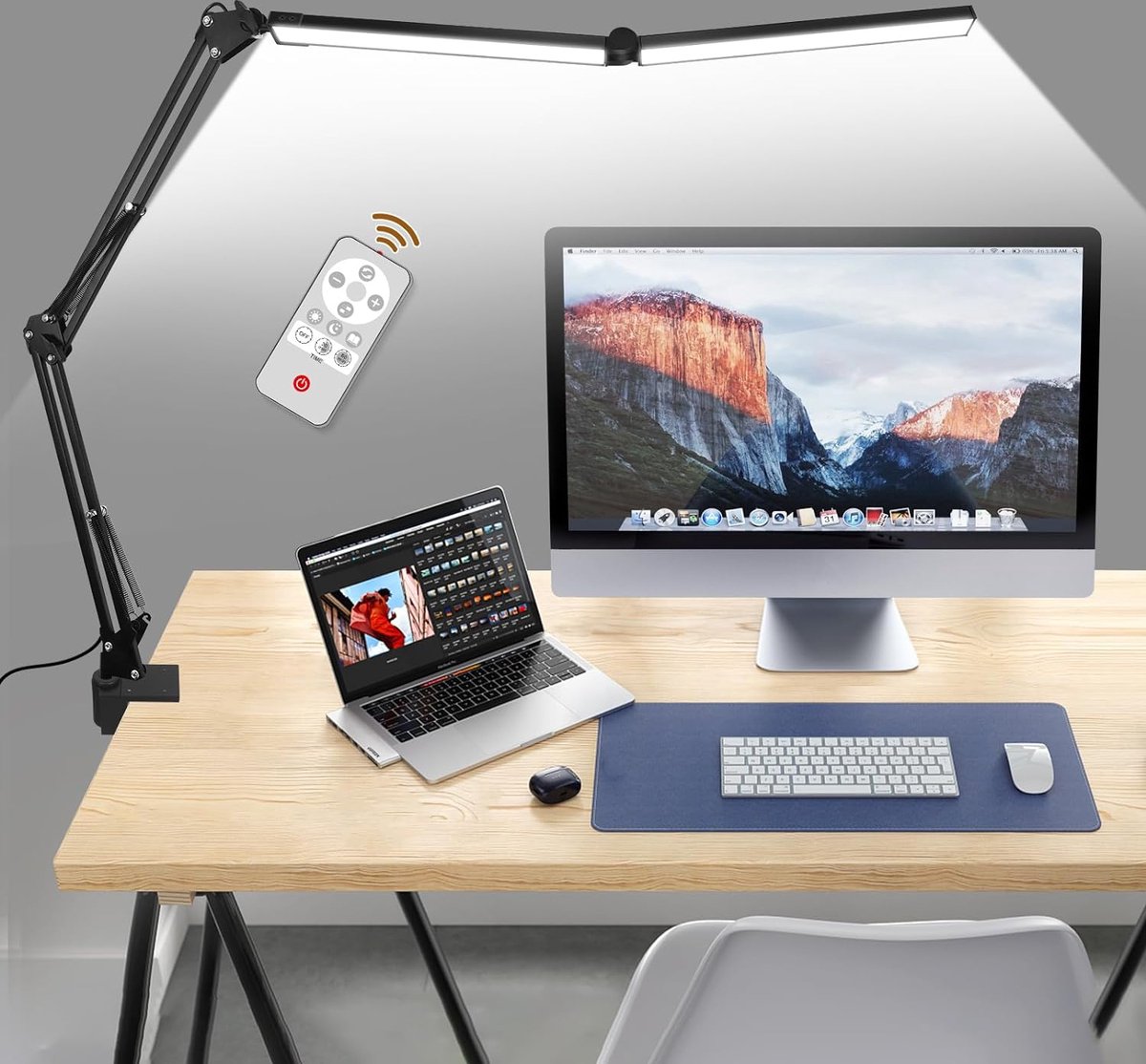 Desk Lamp - Desk Accessories - Desk Lighting - Space Saving - Desk Lamp -Bureaulamp