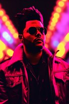 The Weeknd Poster | Muziek Poster | Pop Muziek Poster | Abstracte Poster | 51x71cm | Woondecoratie | Muurposter | BY | Geschikt om in te lijsten