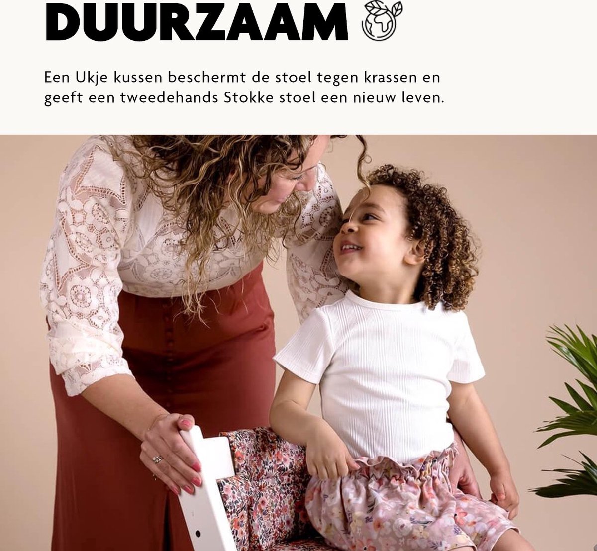 Stoelverkleiner TrippTrapp Kussen - Geschikt voor Stokke Tripp Trapp Kussenset - Kinderstoel Verkleiner - Perfecte Pasvorm - Geplastificeerd en Snel Schoon - Roze - Bloemen Print – foto 5