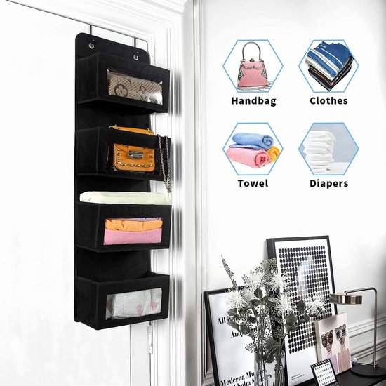 Kit rangement dressing mural suspendu blanc – Pour garde-robe et vêtements – 3 colonnes – 186,2 x