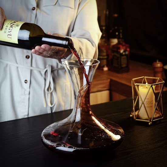 Aérateur de vin carafe à vin Premium Coffret cadeau avec égouttoir et  accessoires