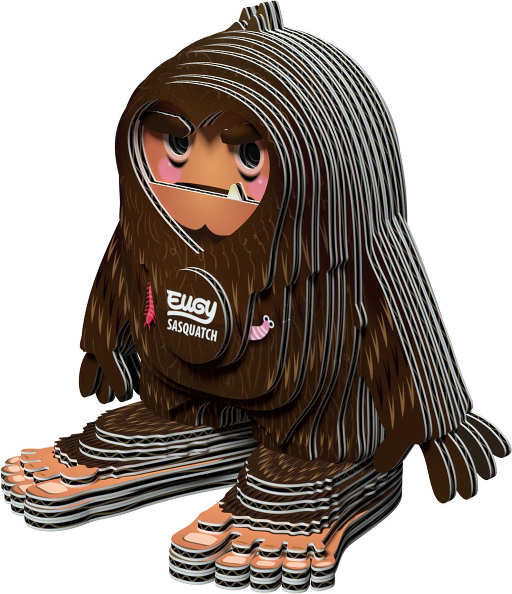 EUGY 3D Puzzel - Bigfoot - Fantasiefiguren - Duurzaam - Verzamel Ze Allemaal - 6 Jaar