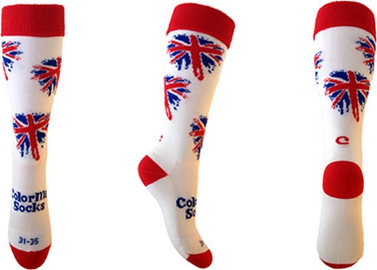 Chaussettes de hockey drapeau britannique, 41-45