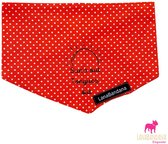 LanaBandana Dogwear | Knoopbandana | Hondenbandana | Zomer | Sun's Out, Tongues Out | Orange | Maat S