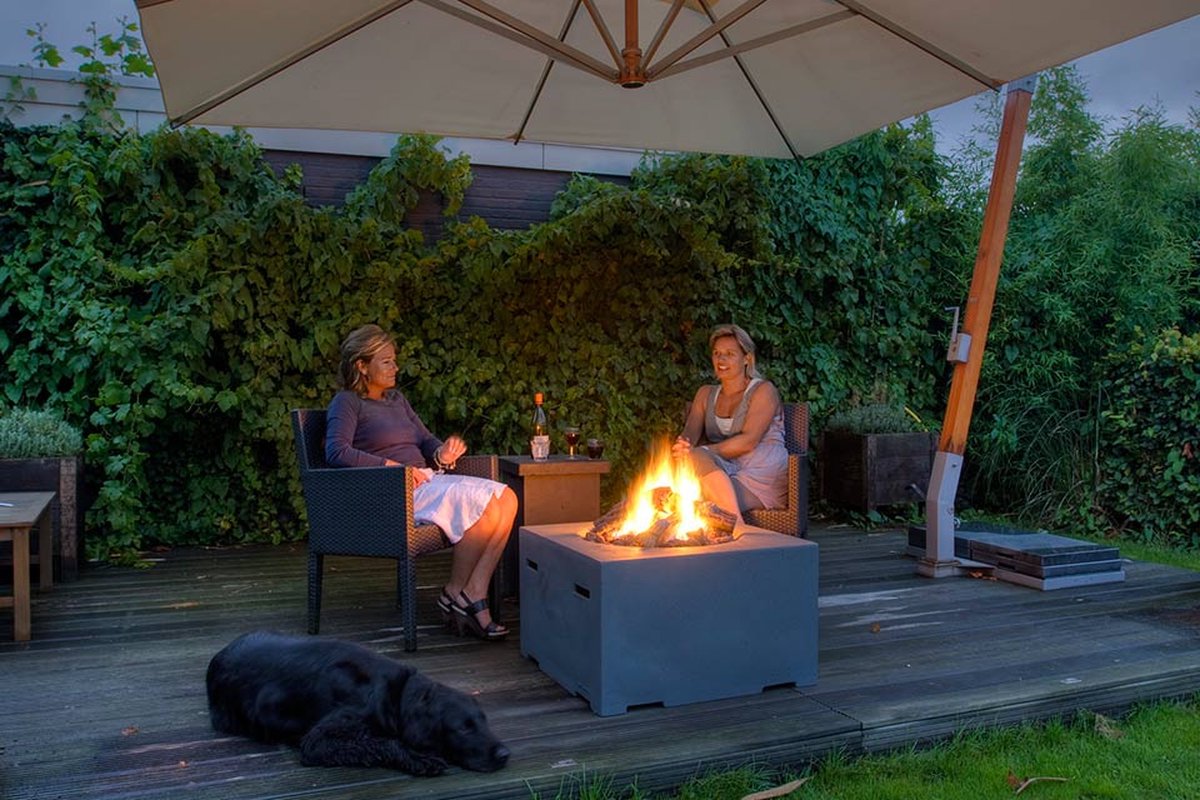 Happy Cocooning Cocoon Table Square - Fire Table - Anthracite