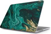 Burga Hardshell Cover Geschikt voor de MacBook Air 13 inch (2018-2020) - A1932 / A2179 / A2337 - Emerald Pool