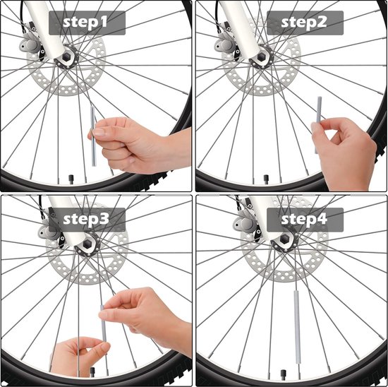 10 Pcs Réflecteurs pour Rayon Vélo Réflecteur de Vélo pour Roues