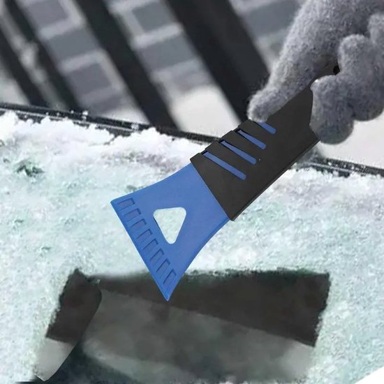 Upgrade4cars Ijskrabber Auto Hoogwaardig & Stabiel | Premium Sneeuwkrabber inclusief Ergonomische Greep | Ruitenkrabber Lange Steel