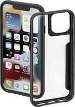 Hama Metallic Frame Cover Hoesje geschikt voor Apple iPhone 14 - Hard Cover - Schokabsorberend - Perfecte Pasvorm - Zwart