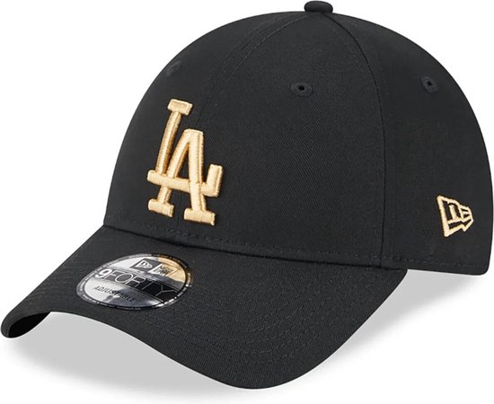 New Era 9fortyâ® League Essentials Los Angeles Dodgers Cap 60424686 - Kleur Zwart - Maat 1SIZE