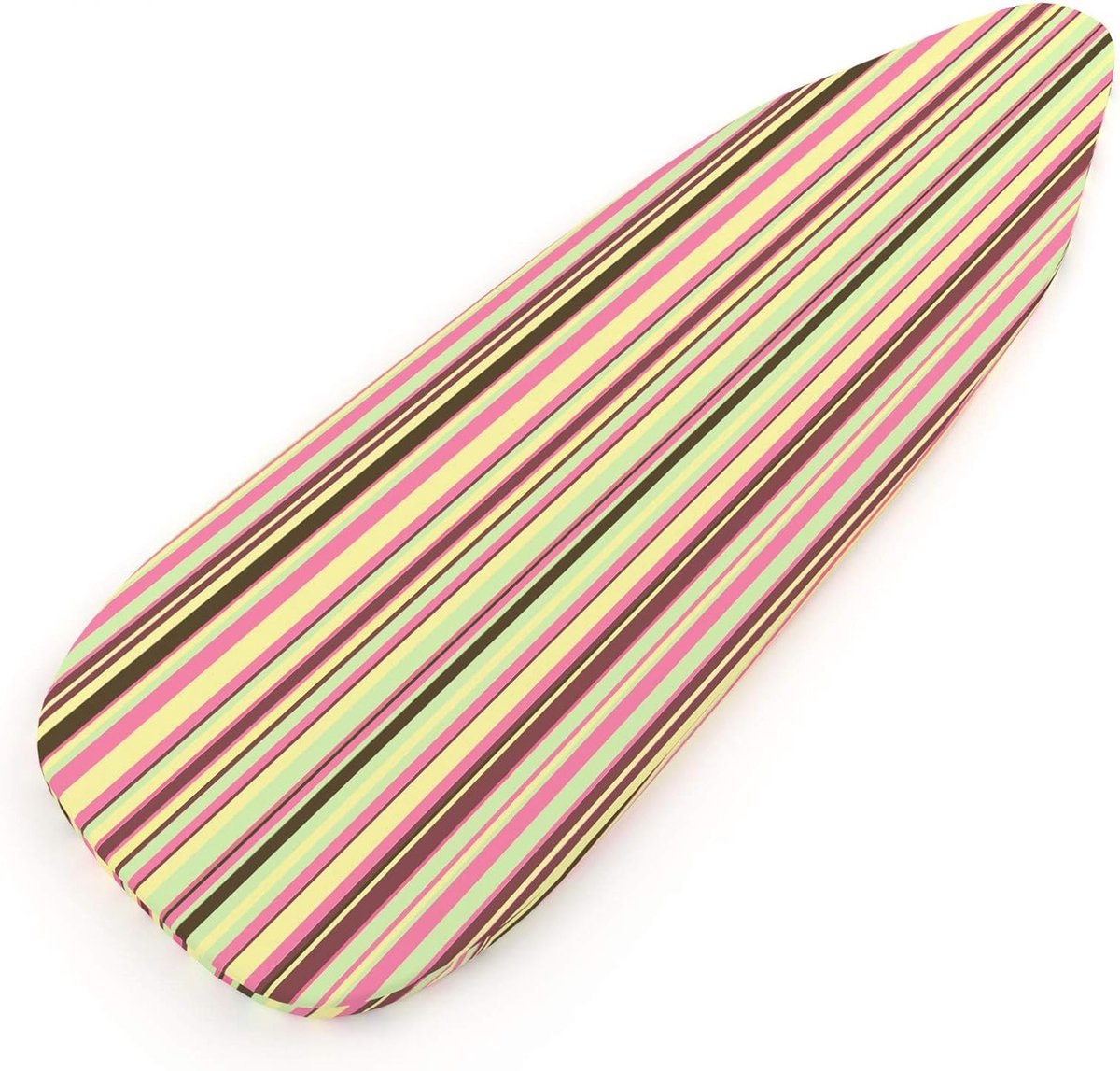 Goedkoopste Homes Luxury Line strijkplankhoes met extra dikke vulling (past op standaard planken van groot formaat van 125 x 39 cm) Multistripe - Vervanging voor thuis en hotel