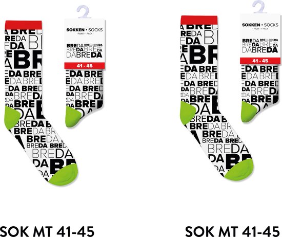 Breda sokken heren en dames - multipack 2 paar - cadeau voor man en vrouw