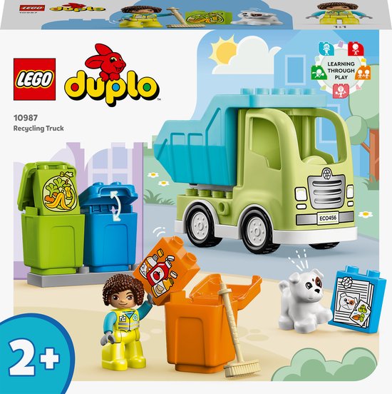 LEGO DUPLO Vuilniswagen Peuterspeelgoed Speelgoed Set - 10987 | bol