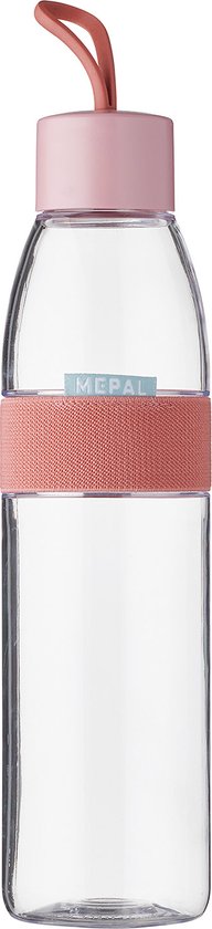 Mepal Waterfles - 700 ml - Drinkfles - Ellipse - Vivid mauve