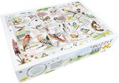 Bekking & Blitz - Puzzel - 1.000 stukjes - Kunst - Dieren - Vogels - Birds on stamps - Vogels op postzegels - Michelle Dujardin