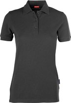 Women's Heavy Polo 'Performance' met korte mouwen Dark Grey - L