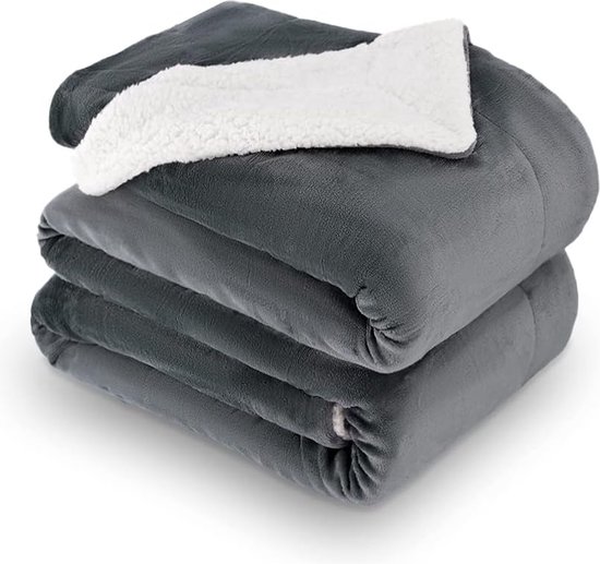 Aisbo Knuffeldeken Flauschig Deken Turkoois - Fleecedeken 230x270 cm Gigantische Warme Bankdeken, Kusselige Woondeken Zacht als Sofabedsprei Deken Sofadeken Bed voor Winter