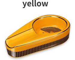 Cohiba sigaar asbak geel