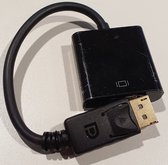 Easyfiks Câble Displayport Câble adaptateur DisplayPort Male vers VGA femelle 0,2 mètre, noir