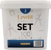 Levelit - Levelling kit - 100 stuks - 2mm - Tegel Levelling Systeem - Nivelleersysteem
