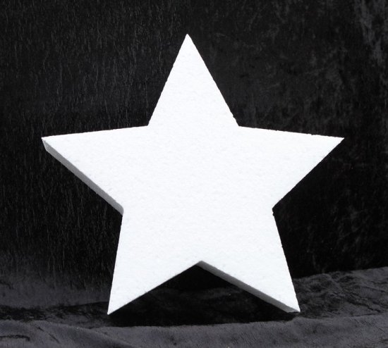 Forme étoile en polystyrène 10 cm