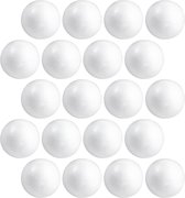 20x Hobby / DIY boule de polystyrène / sphère 12 cm - Fabrication de boules de Noël - Fabrication de matériaux de base / matériel de loisir