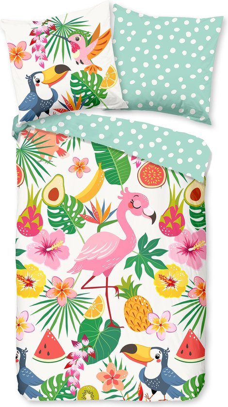 Schapen Eenpersoons Dekbedovertrek Set Kinderen, Luxe Zachte Microfiber