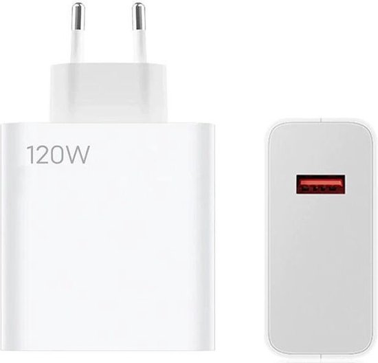 Chargeur de Voyage Xiaomi Chargeur USB 120W - Avec Câble USB-C - Wit