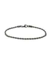 Futuro Jewellery - Rope - zilveren armband - roestvrij staal - 3 mm - dames - heren