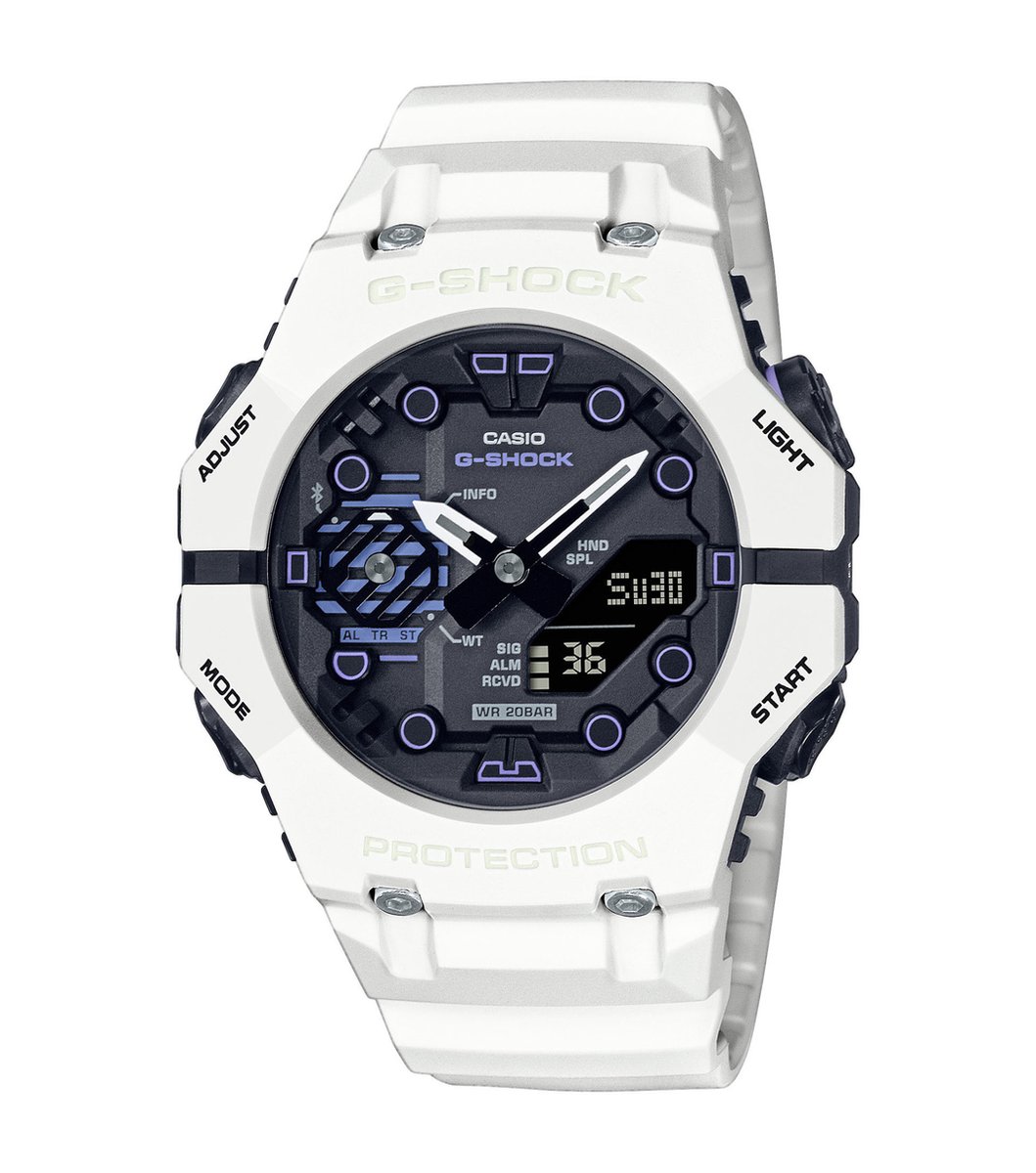 Casio G-Shock GA-B001SF-7AER Horloge - Kunststof - Wit - Ø 44 mm