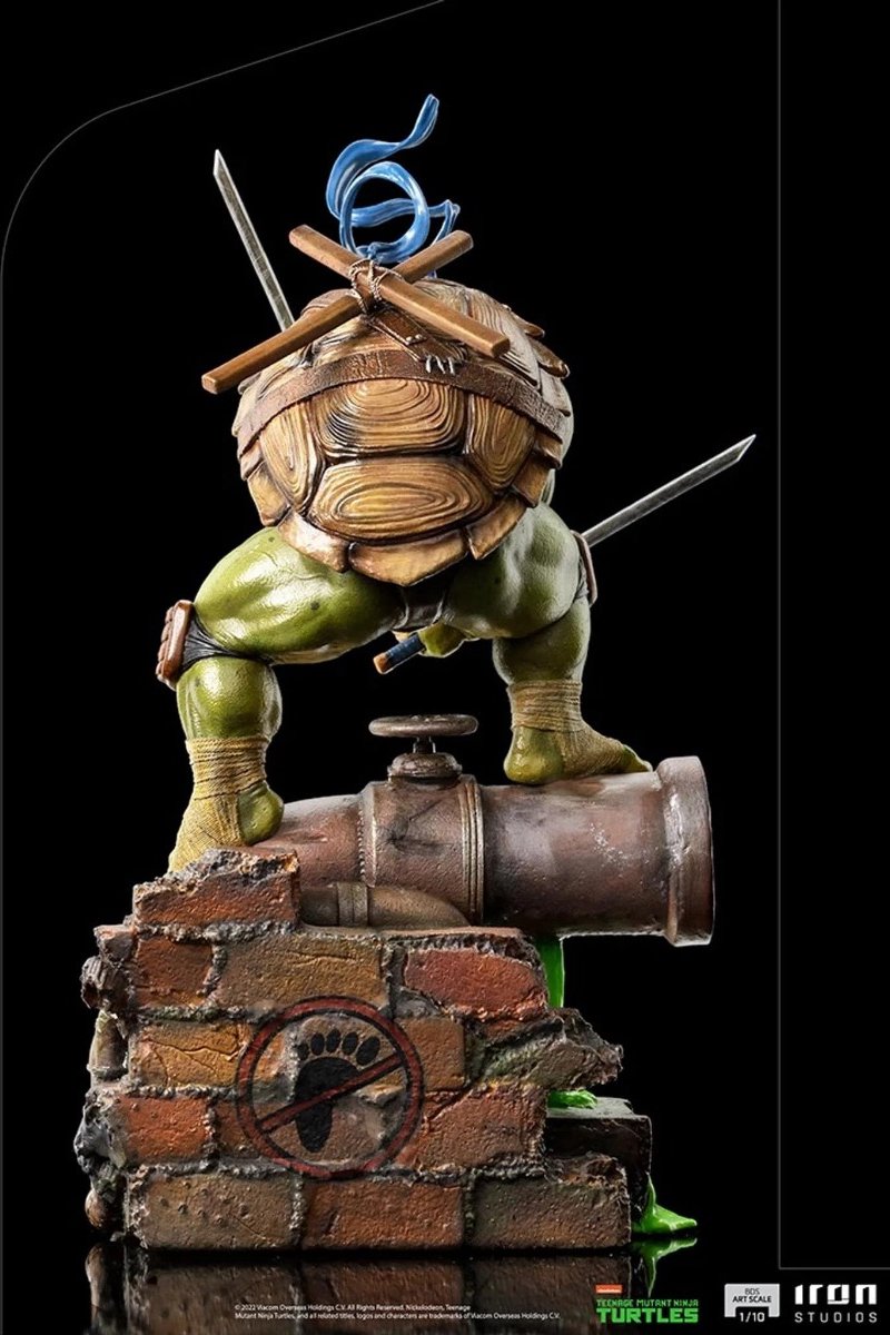 Figurine Leonardo, Michelangelo, Donatello ou Raphael, Mini Co - Les Tortues  Ninja - Iron Studios