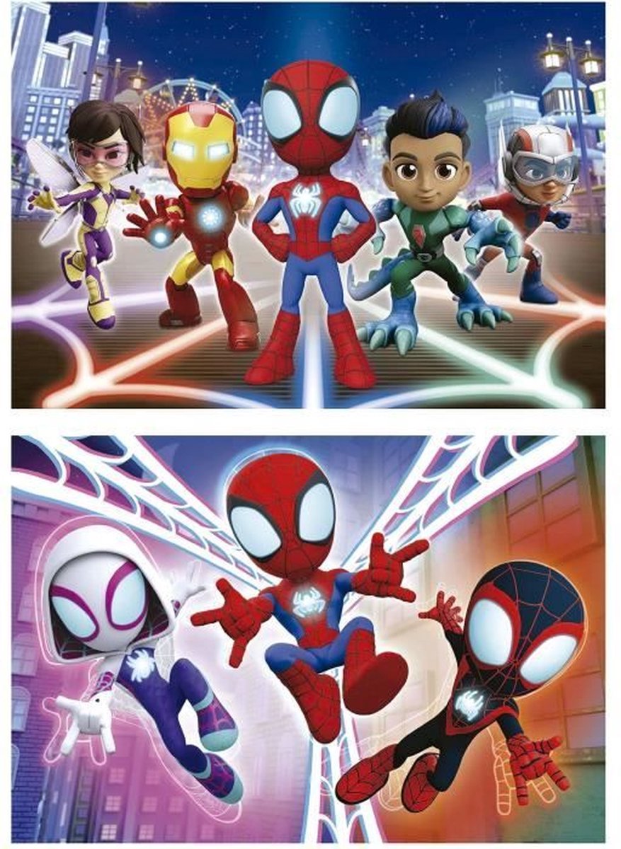 Marvel Spidey and His Amazing Friends Onesie Fleece Alles-in-één kinderpyjama met ritssluiting loungewear, Rood, 4-5 jaar