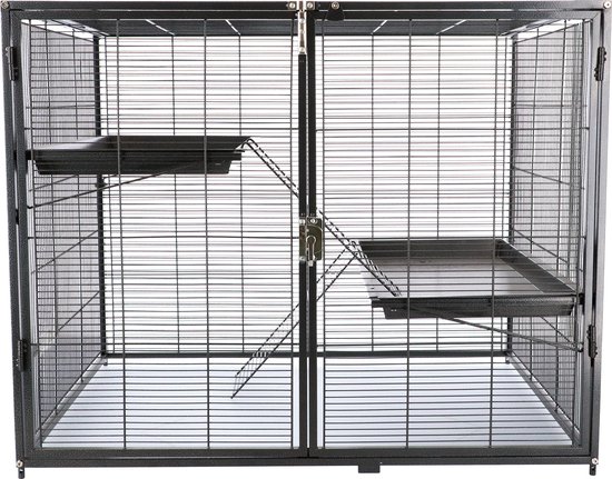 Cage à rats Keddoc Maison pour animaux Dessus Penthouse 93,5x63x76