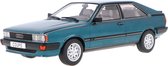 De 1:18 Diecast Modelauto van de Audi Coupe GT uit 1983 in groen. De fabrikant van het schaalmodel is MCG. Dit model is alleen online beschikbaar.