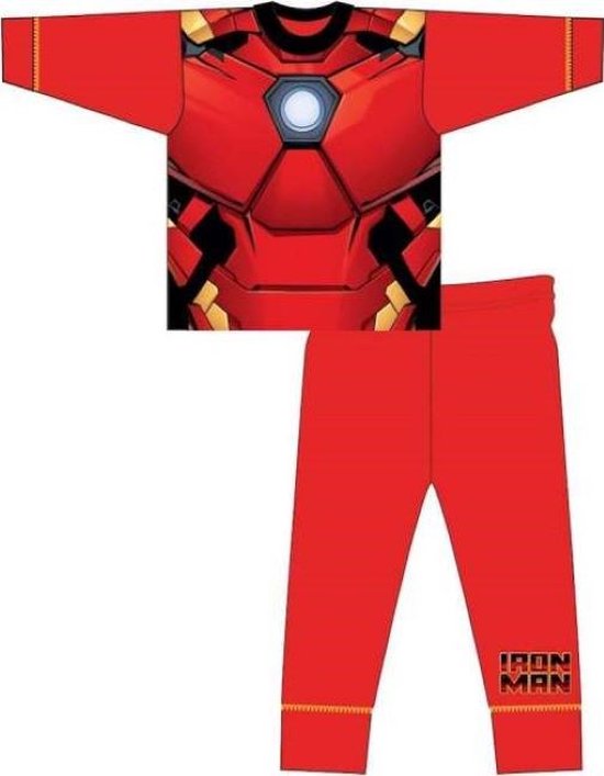 Iron Man pyjama - rood - Iron-Man pyama - maat 98