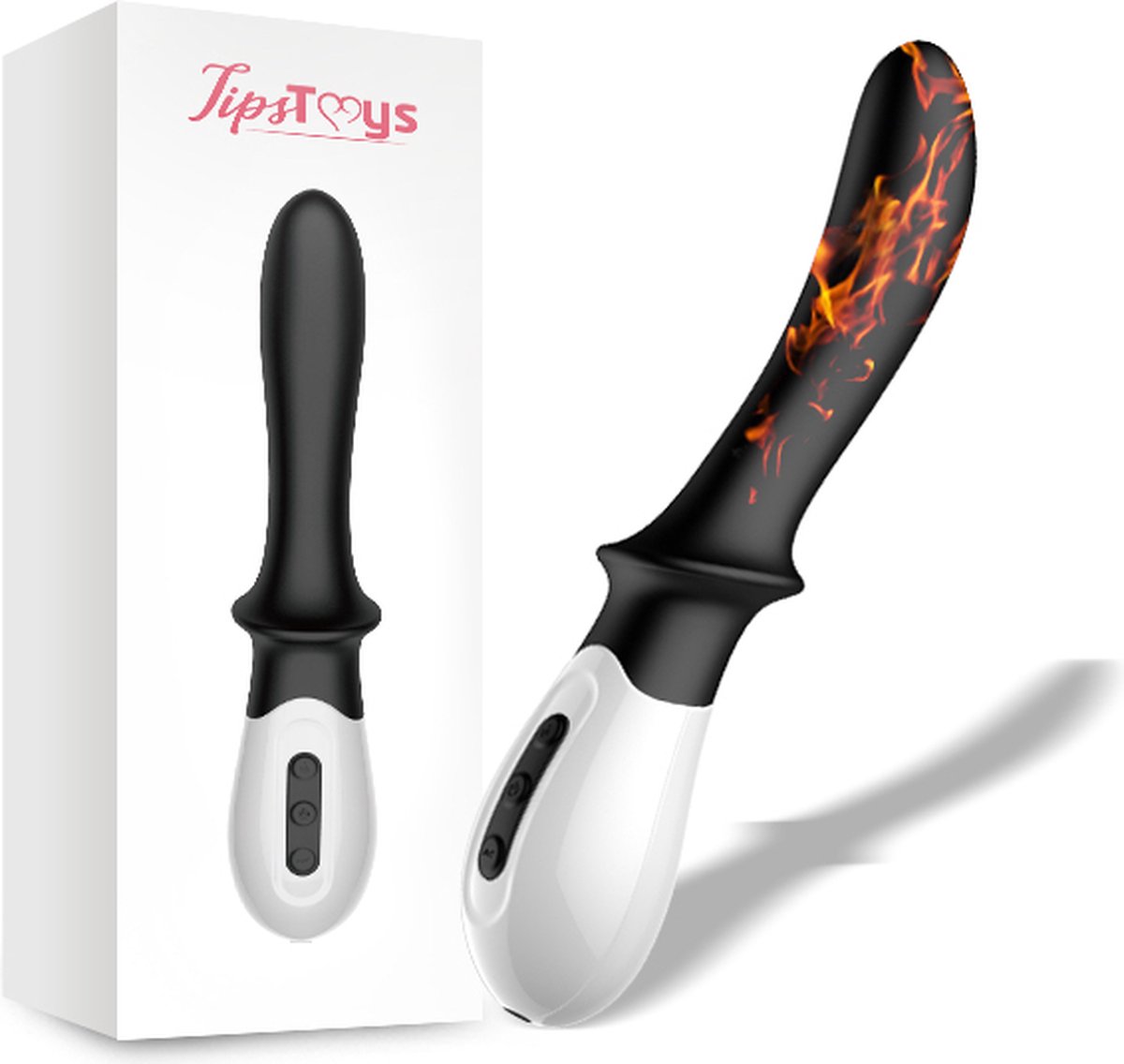 TipsToys Anaal Buttplug Vibrator - Prostaat Juul Pspot Mannen - Dildo SexToys ook Vrouwen
