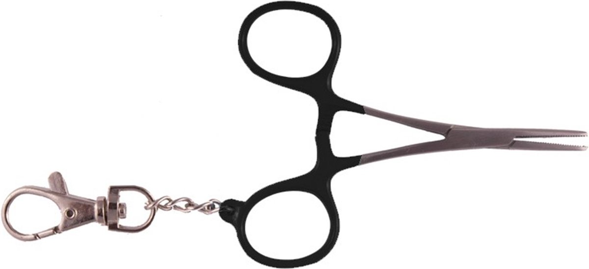 Goedkoopste Mini Kocher met Sleutelhanger Zwart | 9 cm | Roestvrij Staal | verpleegkundige accessoires