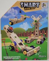 constructie speelgoed pakket - maak verschillende bouw werken - 36 stuks - vanaf 4 jaar
