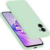 Coque Cadorabo pour Oppo A57 5G / A77 5G / Realme V23 en VERT CLAIR LIQUIDE - Coque de protection en silicone TPU flexible